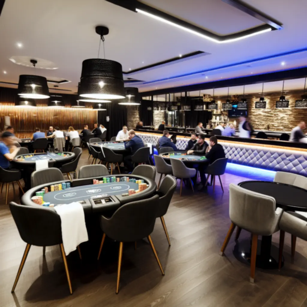 Elegáns éttermi és pókerasztalos esemény hangulatos fényekkel az Auto Car Advice-ban